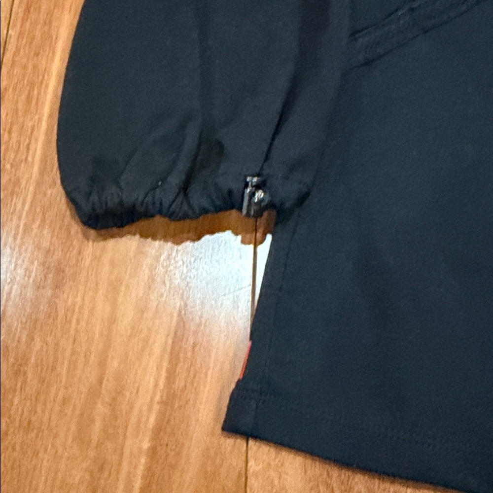 NWOT SPANX Women's Black Spanx Cinch-It Hoodie sweatshirt Size M - Picture 5 of 11